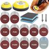 Pomsare 120 dischi abrasivi, 50 mm, 75 mm, carta vetrata in velcro, inserto abrasivo per avvitatore a batteria, 80 120 180 240 320 480 600 800 1000 1200 1500 3000