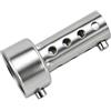 Baceyong Silenziatore universale di scarico moto Baceyong, 42mm / 1.7inches; 45mm / 1.8inches; 48mm/1.9inch, argento