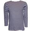 CUCUBA T-Shirt Maglietta Marinaio TELNIASHKA Produzione Russia Cotone Bianca Blu Taglia 46 - S