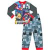 Transformers Optimus Prime and Bumblebee - Pigiama lungo per bambini e bambine, Grigio, 7-8 Years