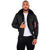 Alpha Industries B15-3 TT Giacca bomber da Uomo Vintage Green