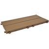 Easyplate Piastrelle in Plastica con Effetto Legno 37,7 x 18,6 cm da Interno, Esterno, Beige, Autobloccanti PEZZI 14 copre 1.1 M2 Colore: