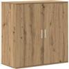 vidaXL Credenza Artisan Rovere 79x38x80 cm Legno ingegnerizzato