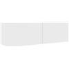 vidaXL Mobile Porta TV Credenza Consolle HiFi Buffet Madia Mobiletto Arredo unità Multimediale Armadietto Basso Bianco 100x30x30 cm in Truciolato