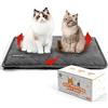 Mora Pets Tappeto riscaldante gatto Coperta autoriscaldante per gatti e cani Tappetino riscaldante Senza elettricità e batterie Coperta termica Rimovibile e Lavabile 76 x 52 cm