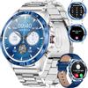 LIGE Smartwatch Uomo Chiamata e Assistente Vocale, Orologio Fitness Impermeabile 5ATM con Notifiche Messaggi, Contapassi, Cronometro Orologio Sportivo per Android/iOS