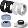 Hexasider [6 pezzi] Smart Ring Protector per Oura Ring Gen 4/Oura Ring Gen 3/Ultrahuman Ring Anticaduta Elastico Silicone Cover Cover Protettiva Accessori per Anello Oura (M per 8/9/10/11)