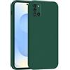 Mixroom - Cover Custodia Case per Samsung Galaxy A31 Protezione Fotocamera in Silicone TPU Morbido Opaco Bordi Piatti Colore Verde Foglia