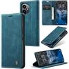 Phernykas Cover per Honor 400 Libro Pelle Portafoglio, [Porta Carte] [Magnetica] Premium PU Flip Wallet Custodia Cellulare Protection per Honor 400 Leather Case, Blu-verde