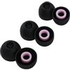 Linsoul Kiwi Ears Flex Earbud Tips, puntali di ricambio in silicone IEM, 3 paia, taglia S/M/L, per auricolari KZ ZS10 Pro 2, SuperMix 4, Hype4, Orchestra Lite, Cadenza Wired/Wireless (Colore casuale)