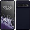 kwmobile Cover per Google Pixel 7 Pro Custodia - Back Case per Smartphone in Silicone TPU - Protezione Gommata - deep ocean