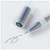 MUJI - Set di 3 penne a sfera con inchiostro gel, 0,38 mm, colore: blu marino