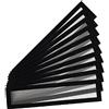 Djois Tarifold Es 195217 - Confezione da 10 cornici magnetiche porta titoli A4/A3 - (55 altezza x 297 mm) - Magnete PRO per lavagne magnetiche