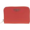 GUESS Laurel SLG Medium Zip Around, Portafogli Donna, Rosso Corallo, Unica