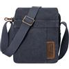 Troop London TRP0220 Classic Canvas Borsa a tracolla Denim, denim, s