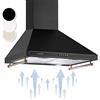 Klarstein Cappa Aspirante 60 cm ad Angolo, Cappa Cucina con Aspirazione Smart Silenziosa, Filtro Antigrasso per Cappa in Alluminio Lavabile in Lavastoviglie, Flusso d'Aria 645m³/h, Illuminazione LED