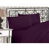 Elegant Comfort Federe in cotone egiziano a 1500 fili, resistenti alle pieghe e allo sbiadimento, ultra morbide e lussuose, 2 pezzi, dimensioni standard, viola