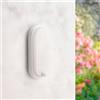 M Ledme - Applique LED con sensore di movimento a sfera 12W PIR 360º, luce calda 4500K, impermeabile IP54, lampada moderna per giardino, patio e terrazza