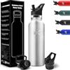HoneyHolly Borraccia Termica Bambini 500 ML, Senza BPA, Borraccia Termica, 18/8 Acciaio Inox, Bottiglia Termica, Sottovuoto a Doppia Parete, Borracce Termiche, con Cannuccia, Termos per Scuola, Sport