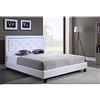 BAÏTA Letto matrimoniale Filip a LED Simily, 140 x 190 cm, rete inclusa