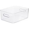 SmartStore - Contenitore compatto trasparente, misura L, colore: Trasparente