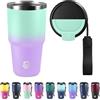 KollyKolla Bicchiere Termico 600ml 20oz, Borraccia Termica in Acciaio Inox, Tazza Termica con Doble Pared Reutilizable, sin BPA, Tazza da Viaggio per Caffe, Termos Caffè para Viajes, Oficina, Deporte, Escuela
