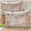 PETTI Artigiani Italiani - Coppia di Federe Cuscino 40x40 cm in Microfibra, Cuscini Arredo Camera da Letto, Divano, Salotto, Set 2 Fodere Copricuscino, Federa Floreale 06 21, 100% Made in Italy