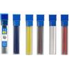 MROOFUL 24 mine per portamine da 5,6 mm, 6 scatole/mine per matita 2B colorate ricariche da falegname per disegnare, ombreggiare, artigianato