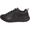Skechers Arch Fit 2.0 Star Bound, Sneakers Donna, Black Leather/Gunmetal Trim, 37.5 EU