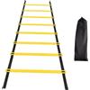 LeeQinersw Agility Ladder Speed Scala del Fitness Portable Fitness Training Obsports Opstali Outdoor Folding Football Training, 4 Metri 8 Sezioni