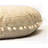 Mandala Life ART Fodera per Cuscino da Pavimento Rotondo Bohémien - 60 cm - 100% Cotone - Custodia Pouf per Pouf per Soggiorno, Camera da Letto, Patio e Altro