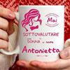 TeeDesign Tazza Antonietta Divertente. Adatta per Colazione, The, tisana, Cappuccino. Gadget Tazza Personalizzata: Mai Sottovalutare Una Donna di nomeAntonietta. Anche Come Idea Regalo Originale e Simpatica