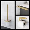 Viverso x add set accessori bagno 3 in 1, VA3000BG+VA2100BG+VA4300BG, x add oro spazzolato [Accessori Bagno > Set di accessori da bagno]