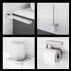Viverso x add set accessori bagno 4 in 1, VA3000BN+VA2100BN+VA1100BN+VA4300BN, x add nichel spazzolato [Accessori Bagno > Set di accessori da bagno]