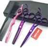 Smith King Set di forbici per capelli da 6,0 pollici Forbici per tagliare i capelli e forbici per sfoltire con pettini da rasoio in 1 set