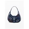 Desigual Borsa media in denim stampato