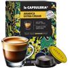 La Capsuleria Caffè ARABICA EXTRA CREAM, raffinato (192 Capsule) compatibili con Lavazza A Modo Mio, 12 Confezioni da 16 Capsule, 100% Arabica, gusto morbido e aromatico, crema vellutata (La Capsuleria)