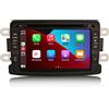 erisin [4G+64G] 8 Core Android 14 Autoradio GPS Navigatore per Renault Captur Dacia Sandero Duster Carplay DSP Bluetooth Wifi SWC DAB+ GPS SatNav DVR IPS