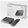 M@TEC AMIKO A11 Green 4K UHD Android 11 TV Box, Dual Band WiFi, HDR10+, HLG, 2 GB RAM e flash da 16 GB, ricevitore TV, Bluetooth 4.0, My TV3, slot per schede SD, USB 2.0 e 3.0, HEVC, connettore a infrarossi