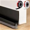 VIDSTW 2 Pezzi 50MM Paraspifferi Porta Blindata Paraspifferi Sottoporta Anti Insetti Autoadesiva Spazzola Sottoporta Rimovibile Sotto Porta Per Scarafaggi per Revenire Polvere Aria Fredda e Insetti