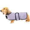 Geyecete-Cappotto Cane Impermeabile,Cappotto Bassotto,Bassotto Impermeabile Giacca con Regolabile Cintura,riflettuto Bassotto Giacca per piccola media Cani-viola-M