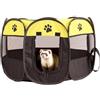EUBSWA Beccucciolo 74 x 74 x 43 cm - Box pieghevole per cani e gatti - Recinto per coniglio e coniglio - Box sicuro per piccoli animali domestici e esterni