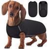 Hjyokuso Maglione Per Cane Bassotto, Maglietta Per Cani Confortevole per Interno o Esterno - Grigio, XS