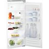 INDESIT SZ 12 A2D/I - Frigorifero da Incasso Classe A + con Reparto Congelatore a Cassetti, 4 Ripiani Vetro e Balconcino Portabottiglie Frigo, Frigorifero Piccolo Monoporta Colore Inox, 54Lx122Hx54,5P