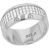 amor JOOP! Anello da donna in argento sterling 925, con zirconi sintetici, bianco, fornito in confezione regalo per gioielli
