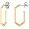 Olivia Burton Orecchini Geometrici a Cerchio da Donna Collezione EVER STACKED in Oro Giallo - 24100293
