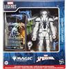 Marvel Legends Series Magic: The Gathering, giocattolo action figure di Agente Anti-Venom di Spider-Man da 15 cm e carta con foil esclusiva collezionabile per gioco di carte