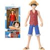 Bandai - Anime Heroes - One Piece - Action figure Anime Heroes Mega 30 cm Luffy - Grande action figure snodata - Figura manga Luffy - Licenza ufficiale - Giocattolo per bambini dai 4 anni in su -38331