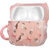 kwmobile Cover per Apple Airpods 4 Cover - Custodia per Airpods 2 e 1 Porta Auricolari con Moschettone - Trasparente con Gatti e Fiocchi