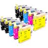 Veson 10x Cartucce d'inchiostro Compatibili per Brother LC985XL per Brother DCP-J125 DCP-J140W DCP-J315W DCP-J315X DCP-J415 DCP-J515W MFC-J220 MFC-J265W MFC-J270W(4 Nero, 2 Ciano, 2 Magenta, 2 Gialli)